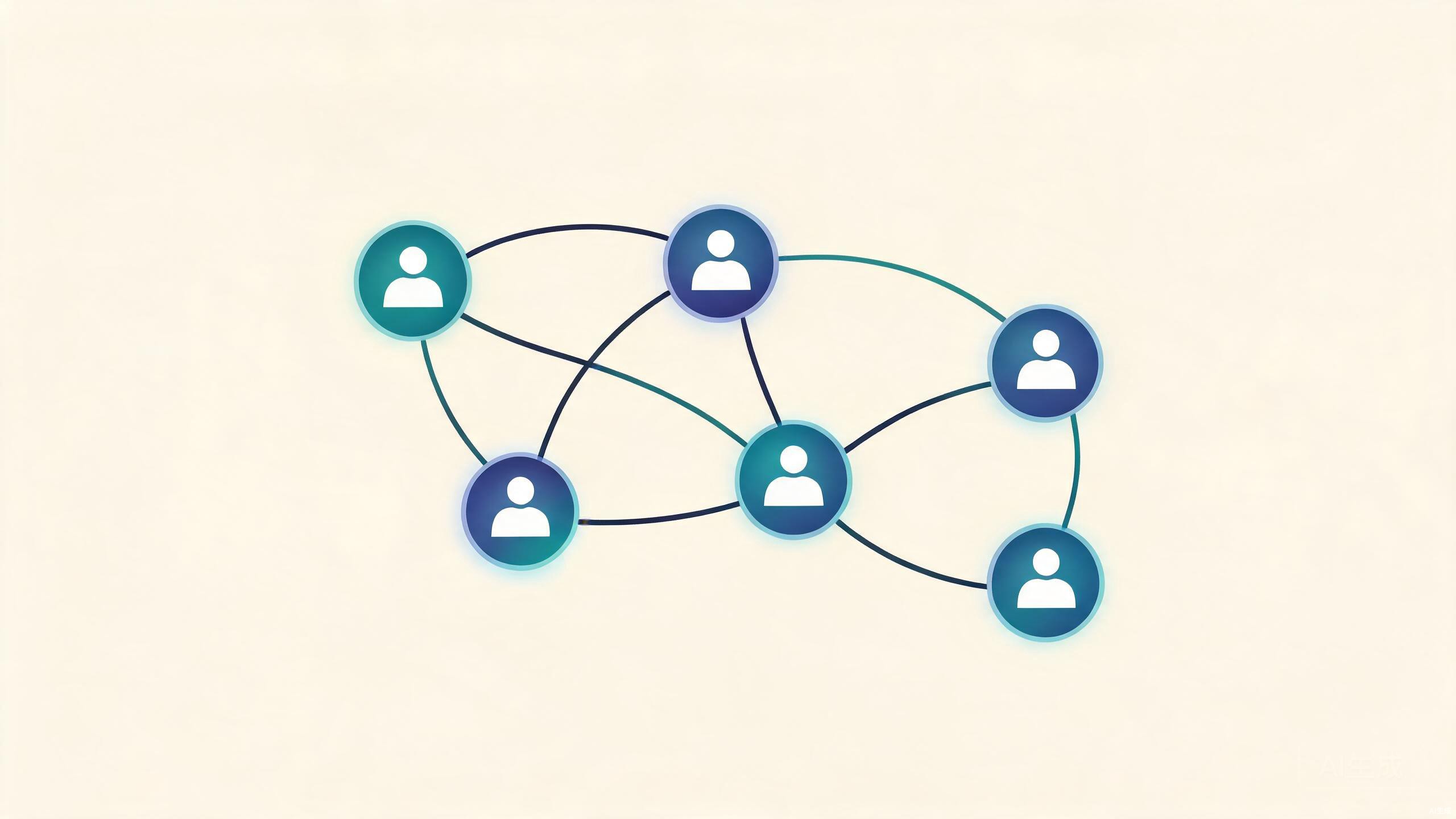 A world map of connected nodes linked by identity