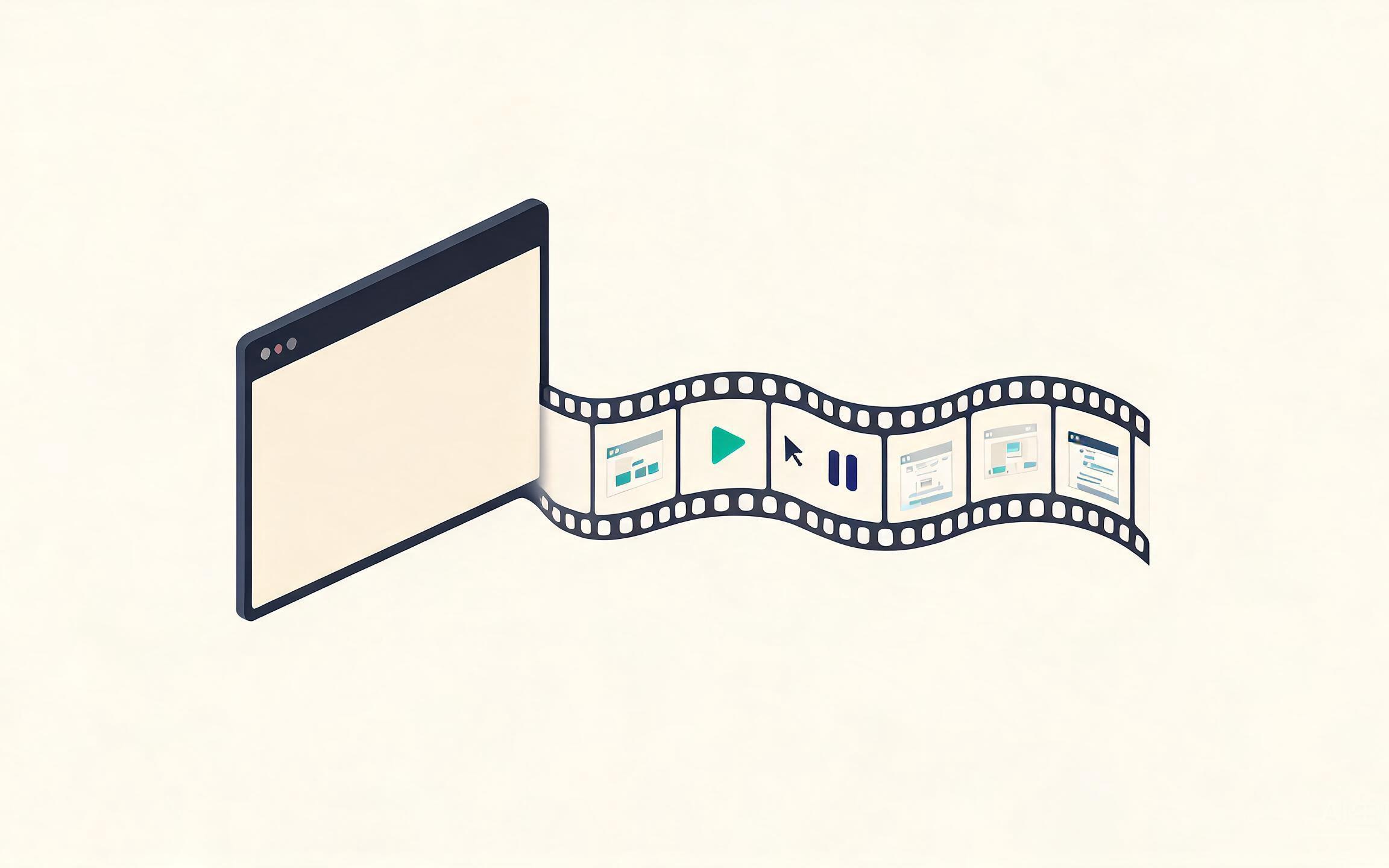 SSH session recording — film strip onto a reel