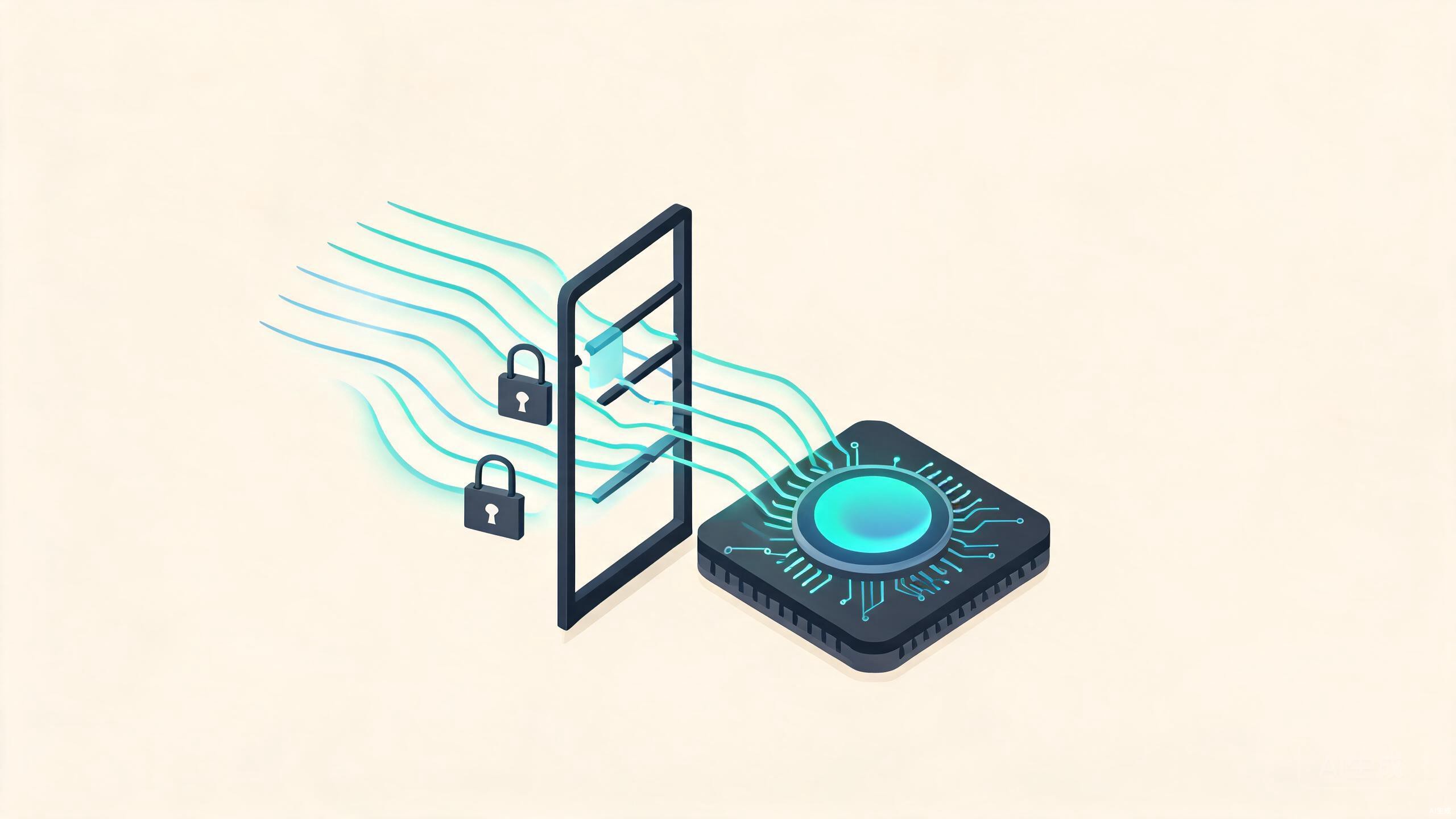 Policy gate metering data streams toward an AI core